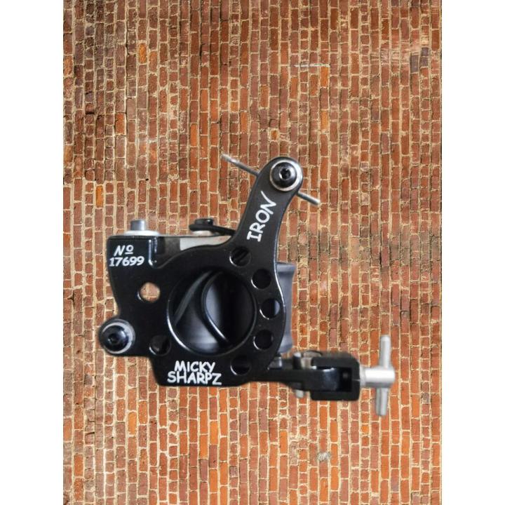 Pack of 2 17699 Tattoo Machine For Liner And Shader Black Color Iron Tattoo Supplies 10 Wrap Coils