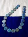 1 String Natural Flat Round Oval Droplet Rhombus Butterfly Flower Rectangle White Blue Black Mother of Pearl Sea Shell Beads for Crafting - DIY Crafting Elegant Jewelry Making Supplies. 