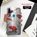 Tecno Spark 4 Pouch Cover - Rain Soft Case Cover for Tecno Spark 4. 