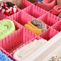 Pack of 10 Drawer Organizer Partition 4 Pcs Seprator. 
