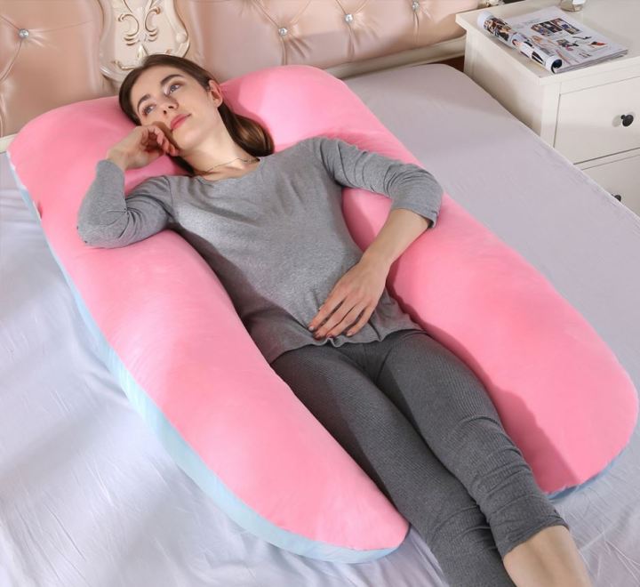 Maternity%20Pillow%20%E2%80%93%20U-Shaped%20Full%20Body%20Support%20with%20Soft%20Ball%20Fiber%20Filling%20%20Premium%20Pregnancy%20Pillow%20-%20Image%205