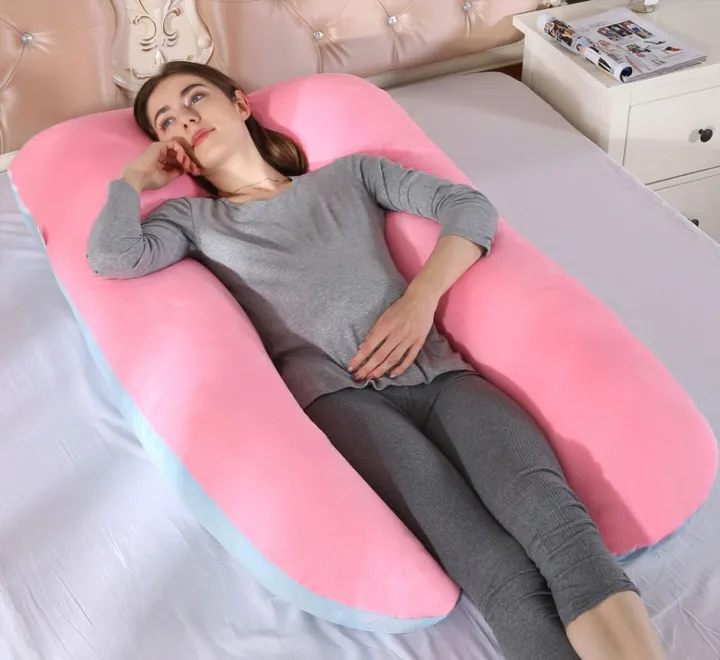 Maternity%20Pillow%20%E2%80%93%20U-Shaped%20Full%20Body%20Support%20with%20Soft%20Ball%20Fiber%20Filling%20%20Premium%20Pregnancy%20Pillow%20-%20Image%205