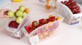 Cold Resistant Refrigerators Storage Plastic Basket Kitchen Cabinets Storage Organizer Containers, PP Plastic, Transparent, Free Size. 