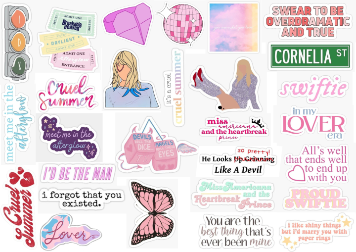 25/50pcs%20LOVER%20Taylor%20Swift%20sticker%20pack%20of%20new%20aesthetic%20pop%20music%20album%20for%20all%20swiftie%20fans%20ideal%20for%20journal%20guitar%20decor%20etc%20-%20Image%206