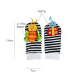 4 Pcs Baby Rattle Set Toys Infant Wrist Strap Baby Socks Foot Finder Educational Handbells Cute Spider Cartoon. 
