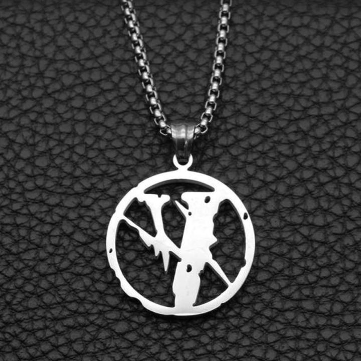 VLONE pendant necklace for women stainless steel gold chain necklace couple gift for male accessories jewelry for neck wholesale