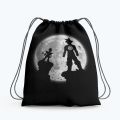 Goku Vegeta Drawstring Bag For DBZ Fans Students Digitally Printed. 