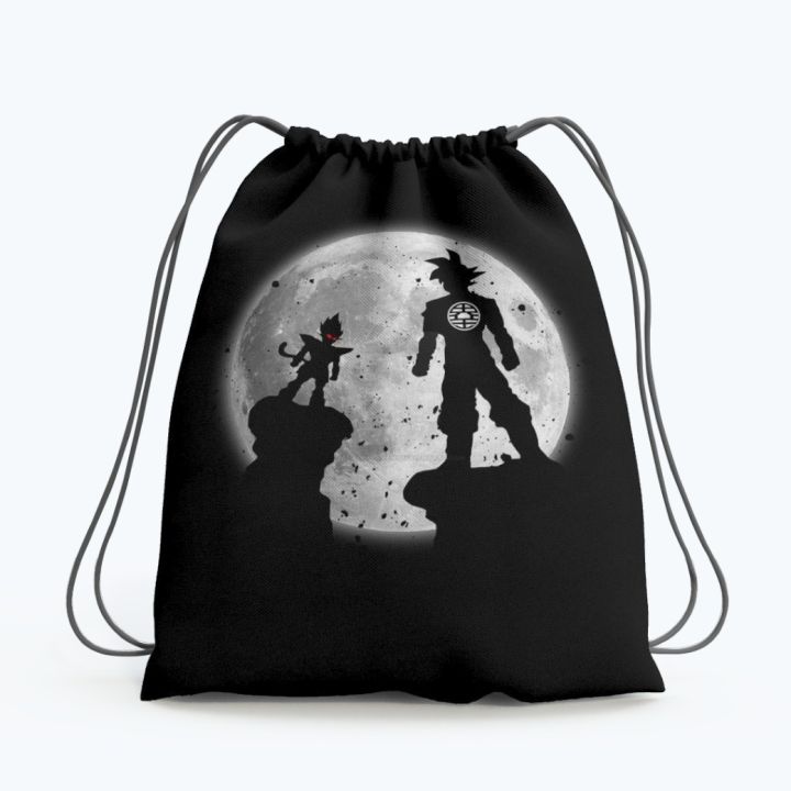 Goku Vegeta Drawstring Bag For DBZ Fans Students Digitally Printed