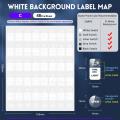 1 Sheet Switch Stickers English Print Self-adhesive Removeable Bathroom No Mark Left Push Button Icon Labels For Home Use. 