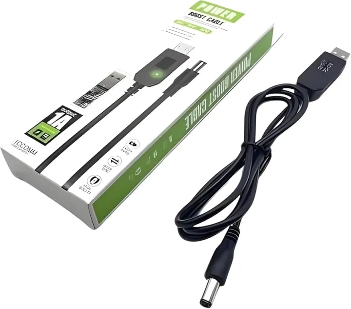 Router Cable WiFi to Powerbank Cable Connector DC 5V 9V 12V USB Cable ...