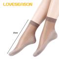 Loveseason Transparent Socks Stretchy Anti-snagging See Through Sock. 