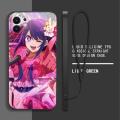 Exquisite lifeAnime Oshi no Ko Hoshino Ai Phone Case For Samsung Galaxy S24 S23 S22 S21 Ultra Plus FE S10 4G S9 Note 20 10 9 Plus With Lanyard. 