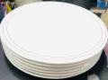 Plates - Dinner Plates Melamine Size 9 inches - Curry Plates Double Glazed Large  (Set of 6). 