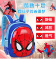 Kindergarten Backpack Baby Boy Trendy Bag3-5-6Year-Old Small Class Boy Cute Little Children Spider Children Schoolbag. 