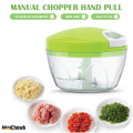 3 in 1 Vegetable Cutter Machine,Multifunctional Kitchen Gadgets Cutting Machine,Kitchen Food chopper Machine onion chopper Hand Pull Speedy Chopper Turbo Cutter Nicer Dicer Plus Garlic Press Multifunctional High Quality ABS Vegetable & Fruit Slicer - Prec. 