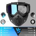 Face Helmet Mask for Bike Riders with Glasses | Anti Dust Masks for Bikers | Fog Proof & Warm. 