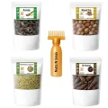 Rosemary Leaves Amla Reetha Shikakai Whole Sabut with hair oil applicator comb 50 grams each for hair By Nuts N Snax. 