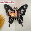 Corner Decorative Butterfly Wall Shelf I Modern Wall Mounted Shelf, Wooden Shelf, Corner Shelf, Wall Decoration Items for Toys, Room Decoration Items for Plants, Home Decoration Items for Candles | Candle Holders |  Wall Mounted Floating Shelf. 