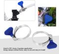 10-20mm Key-Type Adjustable Stainless Steel Hose Clamp, Pipe Clamp, Worm Gear Clamps Ideal For Plumbing, Automotive(Pack of 10, 20 And 50). 