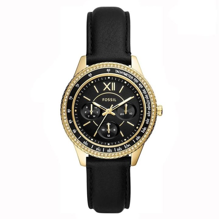 Fossil ES5135 Leather Strap Wrist Watch for Women (Without Tag)