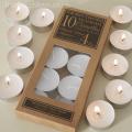 Pack Of 10 - Romantic Floating Tea Light Sweet Scented Wax Candles. 