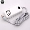 USB Hub EU US Plug 6 Ports USB Charger 5V 3A Wall Adapter Mobile Phone Charging For iPhone iPad Samsung With Switcher. 