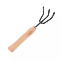 3Pcs Spade Fork Shovel Rake Harrow Set Home Mini Gardening Tools Potted Landscape Plants Maintenance Suit Wood Handle kids By Alarbi. 