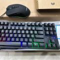 Gaming Keyboard membrane keys rgb modes huiske combo Wired RGB Gaming Keyboard membrane keys rgb modes keyboard & mpouse. 