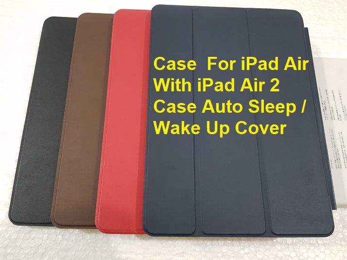 Case  For iPad Air  With iPad Air 2 Case Auto Sleep / Wake Up Cover