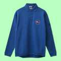 ELO - TMH Men's New York Embroidered Long Sleeve Fleece Polo Sweat Shirt For Men. 