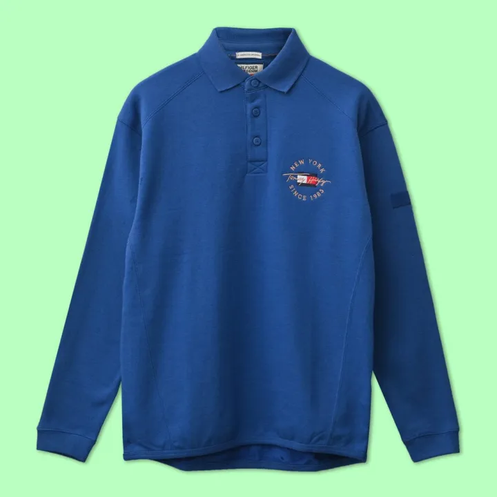 ELO%20-%20TMH%20Men's%20New%20York%20Embroidered%20Long%20Sleeve%20Fleece%20Polo%20Sweat%20Shirt%20For%20Men%20-%20Image%203