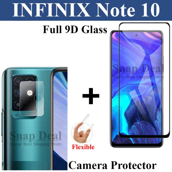 Glass Protector 9D For Infinix Note 10 | Back Camera Protector For Infinix Note 10