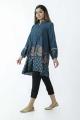 EGO Fall Collection 2019  Peacock  Teal Cotton Kurti For Women. 