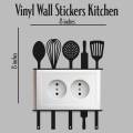 Switch Board Kitchen Stickers Wall Decal, Wall Art Stickers, Decoration for Living Room, Vinyl Sticker. 