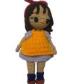 KIKI Doll Hand Made Crochet Doll. 