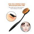 Miss Rose Premium Oval Shape Soft Makeup Brush For Foundation, Powder, Blush, Eyeshadow Applicator. 