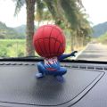 Disney Kawaii Cute Spiderman Cartoon Anime Marvel Hero Model Doll Car Ornament Cake Decoration Kid Birthday Gift. 