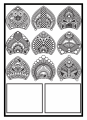 Mehandi Reusable Practice Book Learn Mehndi Easily + FREE Practice Cone Mehndi + FREE Acrylic Sheet. 