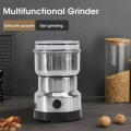 Electric grinder machine for kitchen - Coffee grinder machine electric - Electric grinder - Electric grinder machine - Mini Electric Grinder 4 Blades Stainless Steel 100% Original High Premium Quality Nima Nuts, Bean, Spices, Masala Machine. 