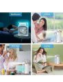 Portable Air Conditioner Fan - Portable Mini Cooler Air Conditioner Water Cooler Small AC for Office, Home Cooling, Summer Fan Hot or Cold USB Compatible Tumbler Bottle 3 Fast Speed (Mini Cooler). 
