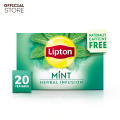 Lipton Herbal Infusion - Mint Tea - 20 Envelope Teabags. 