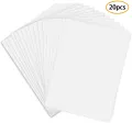 Transparent Printable Sticker Paper A4 Size 20 Sheets Translucent Premium Stickers for Inkjet Printer. 