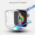 NXET Compatible with Apple Watch Series 4 40mm Case with Built in Screen Protector TPU High Definition Clear All Around Protective Bumper Soft Case for Apple Watch 40 mm Series 4. 