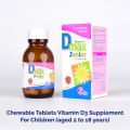 Dmax® Junior Chewable Vitamin D3 Tablets for Children (600 IU) - 30 Tablets - Matrix Pharma. 