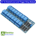 5V 16 Channel Relay Module Board Sheild with Optocouppler Isolation for Arduino by Electrica. 