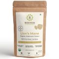 Rooted Lions Mane mushroom Extract Powder (120 gm) | Memory, Focus, Brain Powder & Nerve Health. USDA Organic, 38% Beta Glucans, Certified organic. 