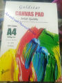 Gold Star Oil and Acrylic Painting Canvas Pad 280 G Artists Quality A4/A3. 