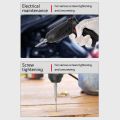 Wego Electric Screwdriver, 3.6V Black Cordless Screwdriver Rechargeable Handle Drill Driver with USB Charging Cable and Accessories. 
