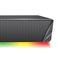 Audionic Optima Sound Bar Mobile Speaker Wireless Connectivity Mobile Soundbar, Digital Clock With Alarm Speaker, RGB lights Speakers, AUX Input Sound bar. 