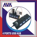 AVA 4 PORTS USB HUB WITH BUTTONS AND LED INDICATOR ON EACH PORT PLUG AND PLAY FOR MULTIPUPOSE USE AVA 4 PORTS USB HUB WITH BUTTONS AND LED INDICATOR ON EACH PORT PLUG AND PLAY FOR MULTIPUPOSE USE. 
